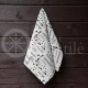 Colourful half-linen kitchen towel "Coffee"